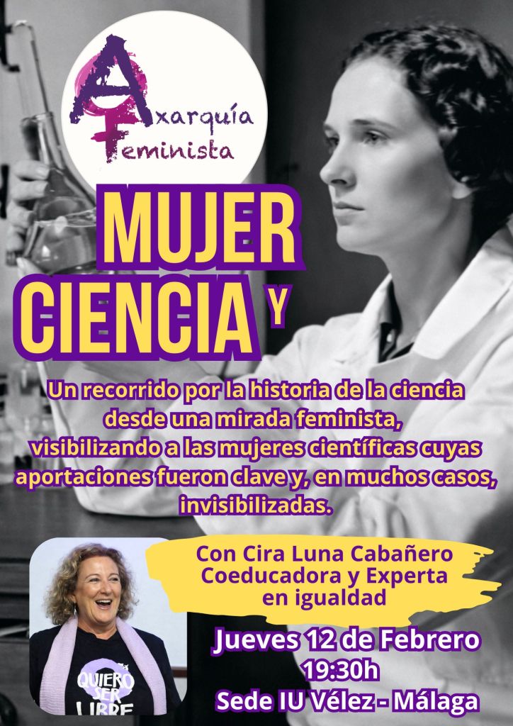 charla mujer y ciencia axarquía feminista